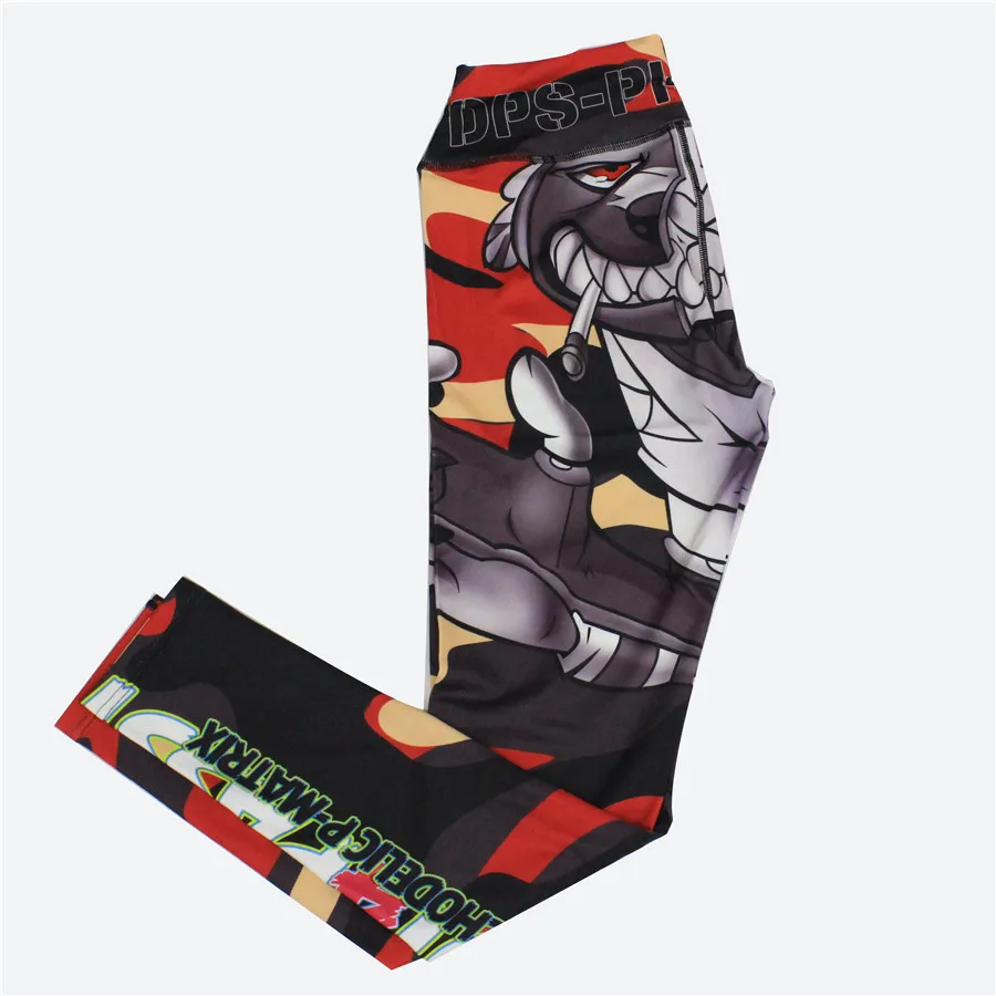 Спортивные Леггинсы для Хэллоуина штаны йоги в виде монстра рождественские