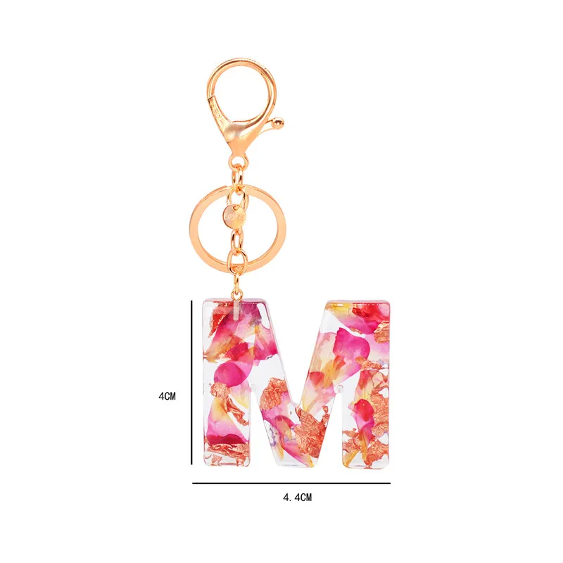 

Acrylic Letter Keychain Wholesale 2021 Trendy Initial Alphabet Resin Letter Key Chain Accessories Key Ring Charms Jewelry Gift