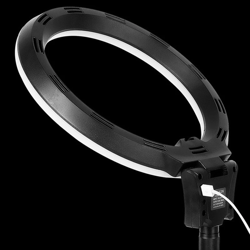 

Hoop Ringlights Selfie Ring Light LED Dimmable Lamp with Tripod Stand Ringlight for Tiktok Youtube Live Stream(US Plug)