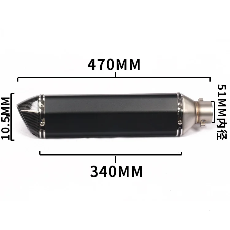 TRK502 скольжения на мотоцикл модифицированный глушитель из нержавеющей среднего звена трубопровод для Benelli TRK 502 Escape разъем