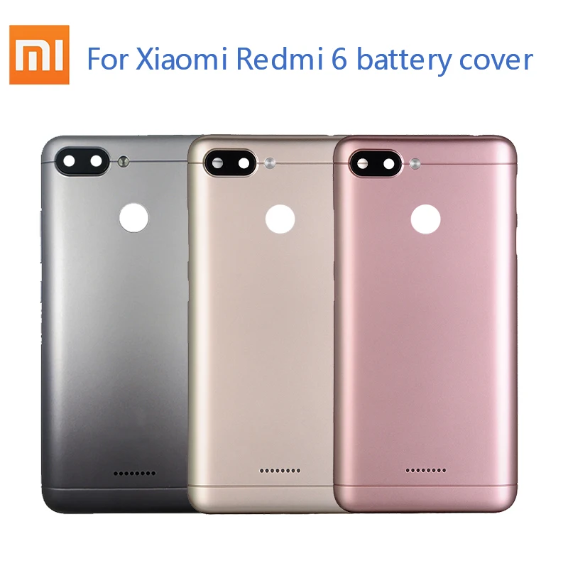 Оригинальный чехол для Xiaomi Redmi 6/6A задняя крышка аккумулятора запасные части Redmi6/6A
