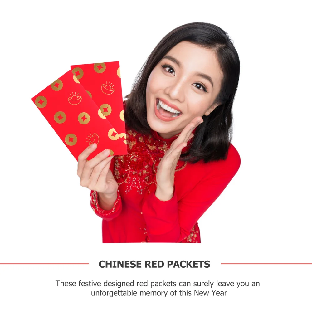 

30pcs Money Bags New Year Lucky Money Pouches Chic Wedding Red Envelopes