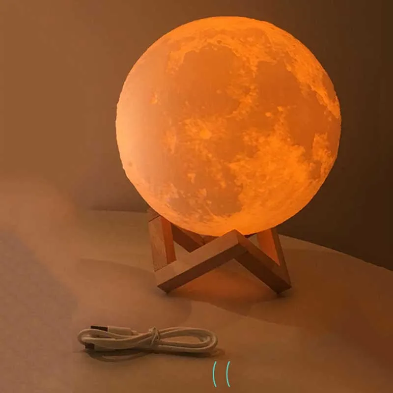 Светодиодный светильник с дистанционным управлением ночник 3D рисунком меняющим