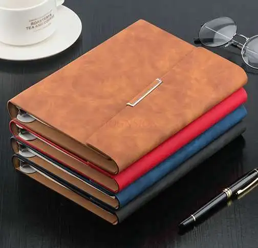 Блокнот со съемным планшетом, офисные канцелярские товары, кожаный Простой дневник от AliExpress WW