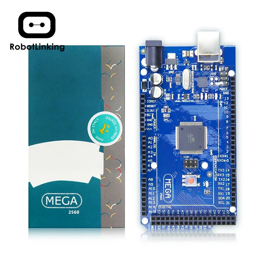 10 шт. Мега 2560 R3 доска 2012 офциальная версия с ATMega ATMega16U2 чип для Arduino ИС