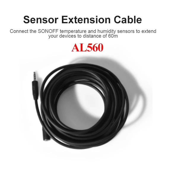 Extentsion Cord Sonoff Th16 Th10 переключатель контроля температуры и влажности WiFi термостат умный переключатель, модуль домашней автоматизации через Google Home - Комплект: Extentsion Cord