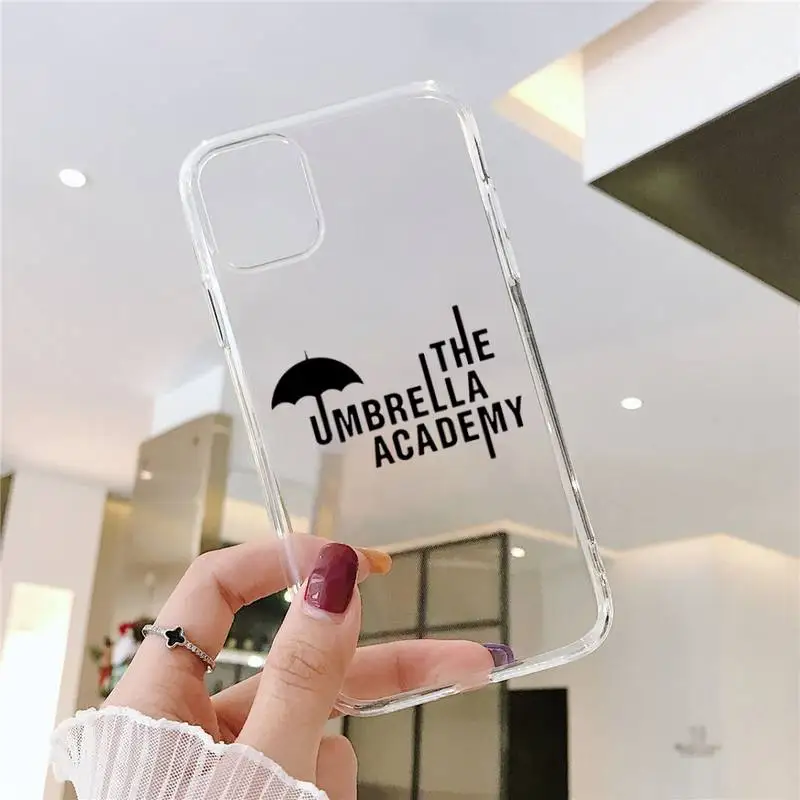 

Umbrella Academy Phone Case For iphone 12 11 8 7 6s 6 5 5s 5c se plus mini x xs xr pro max Transparent soft