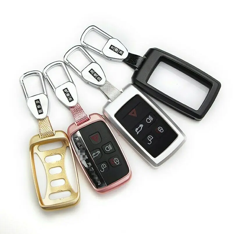 Высококачественный металлический чехол для автомобильного ключа брелок Чехол