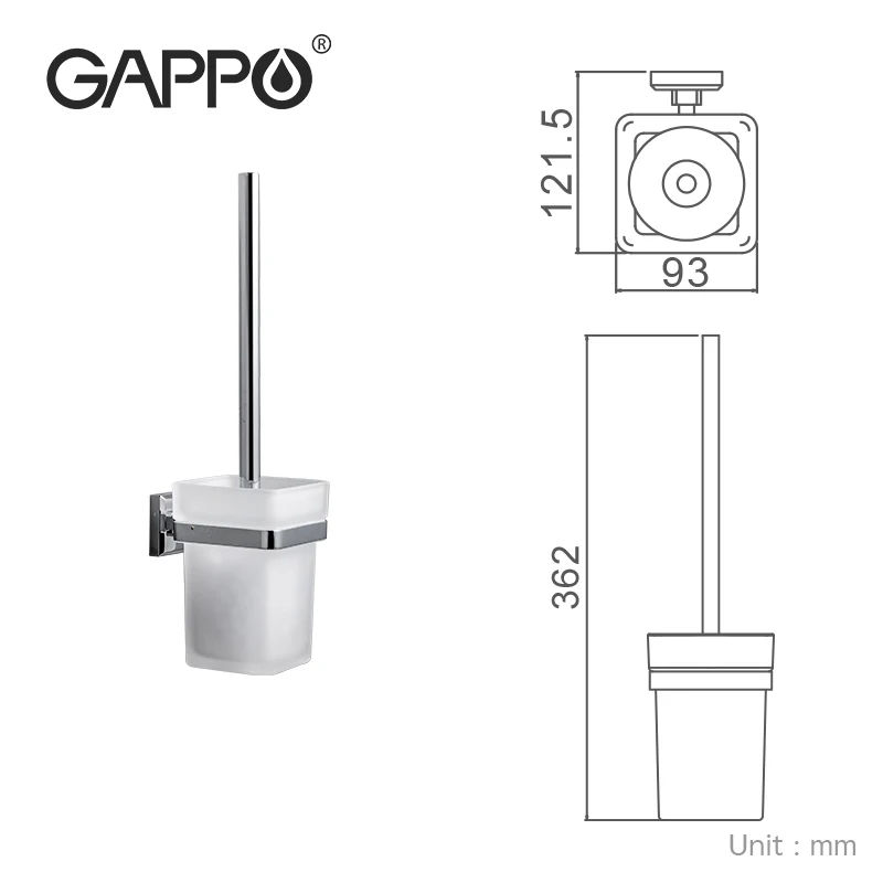 Держатели для туалетных щеток GAPPO G3810 настенные чистящие щетки ванной комнаты