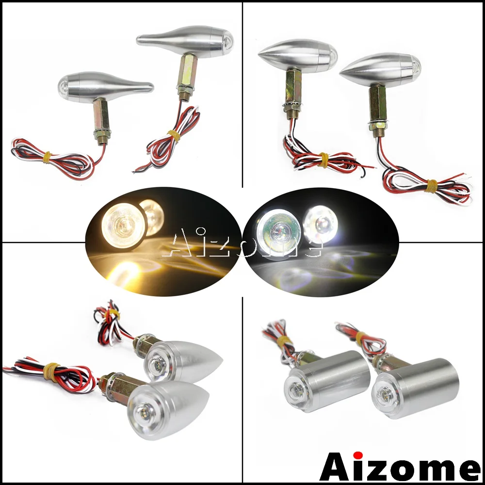 Универсальный светодиодный указатель поворота для мотоцикла 10 мм Harley Suzuki Yamaha Honda