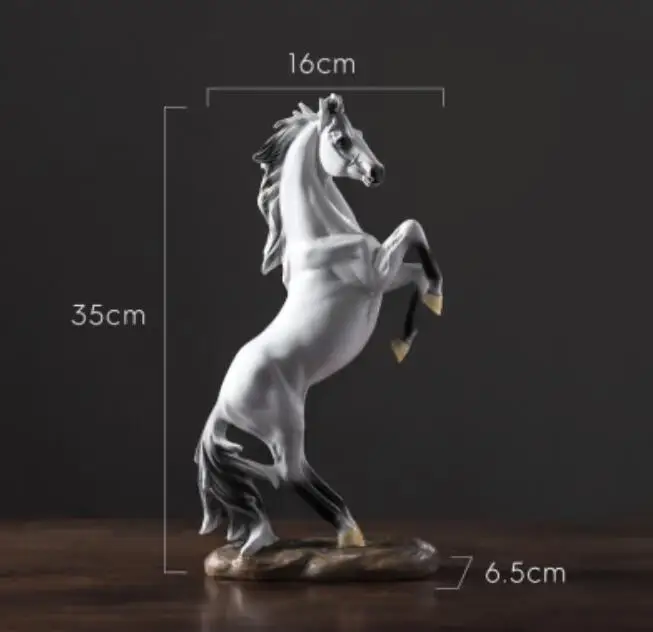 

Animal Europe type household handicraft restores ancient ways creative office to invite wealth horse piece home decoration