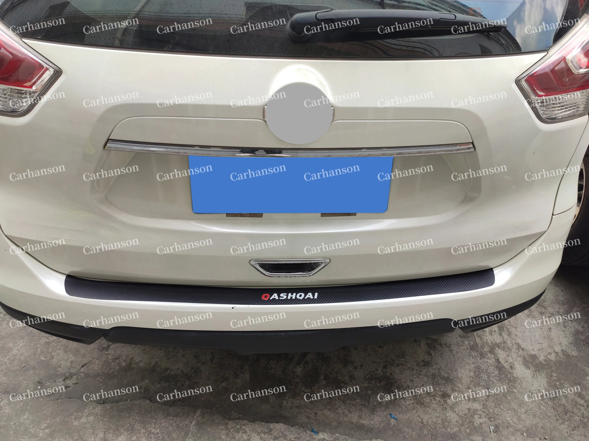 Для Nissan J11 Qashqai багажная отделка Аксессуары для порога заднего бампера Защитная