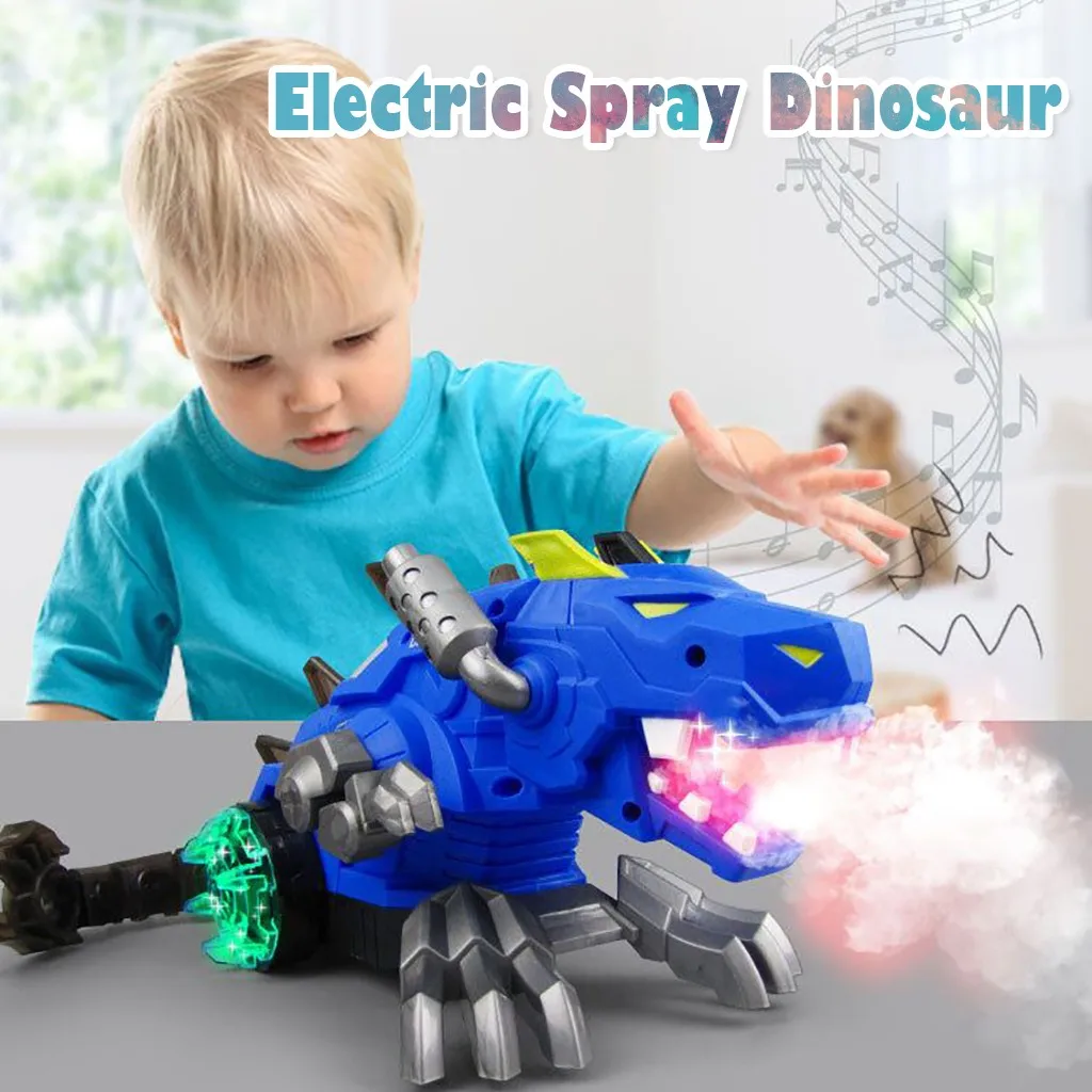 Электрический распылитель динозавра робот модель животного с звуком