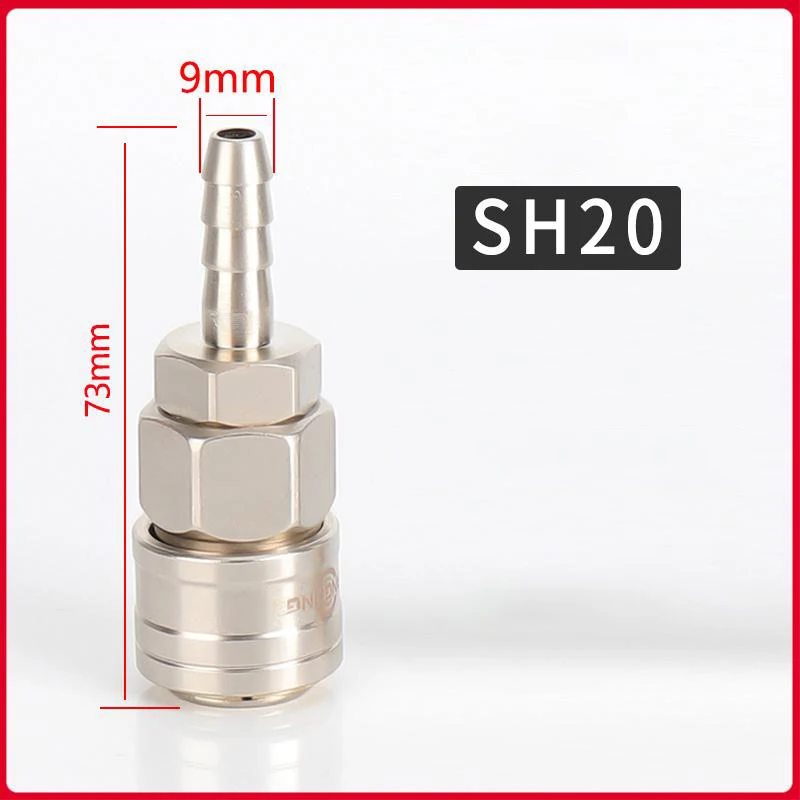 

Самоблокирующийся быстроразъемный штуцер для пневмоинструмента C-тип