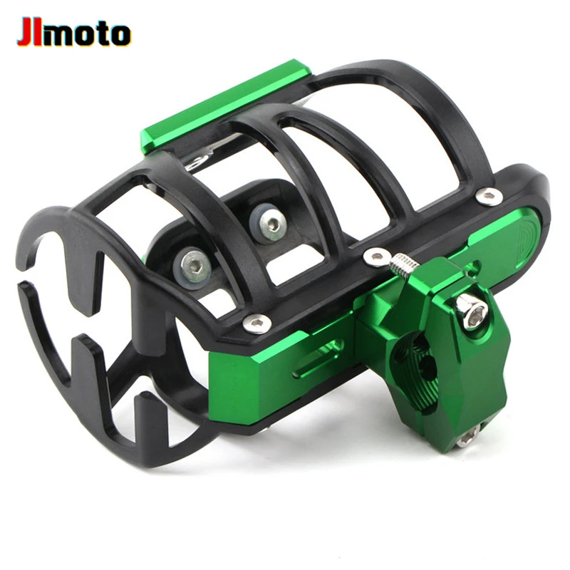 For Kawasaki Ninja 250 400 300 650 1000 /SX ZH2 ZX6R ZX10R ZX25R ER6N Motorcycle CNC Beverage Water Bottle Cup Drink Holder |