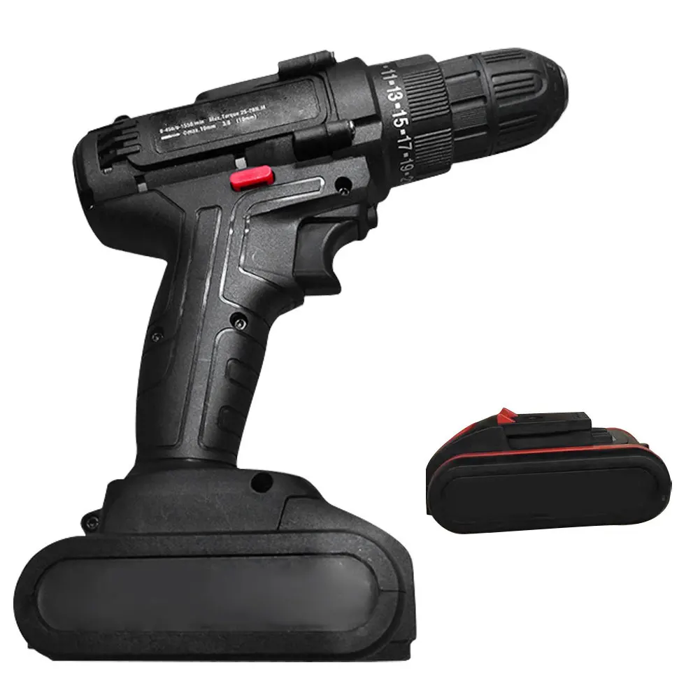 

36V Cordless Drill Driver Variable Speed Multifunction Rechargeable Electric Screwdriver Battery Drill Motor Home Power Tools
