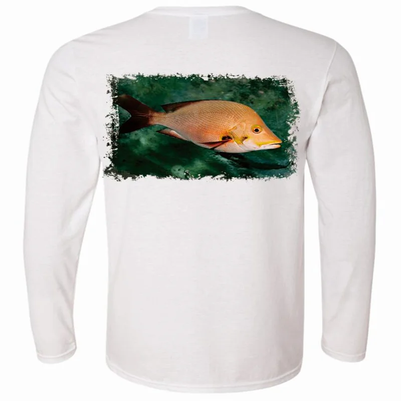 

Newest design professional Custom Logo Wholesale Men Long Sleeve fishing shirt performance fishing t shirt