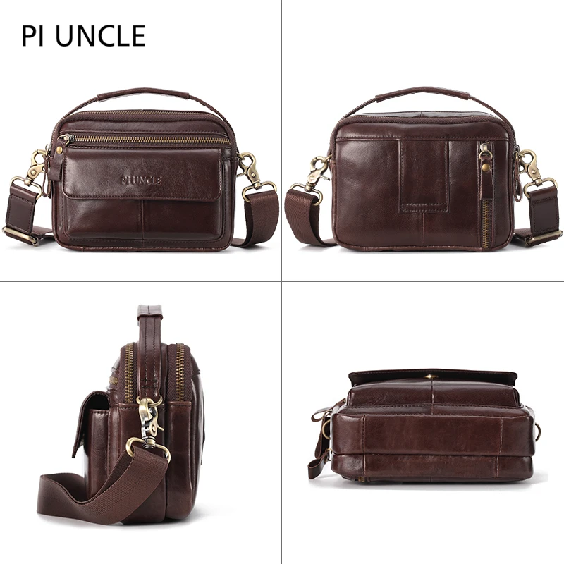 Сумка кросс-боди мужская из натуральной кожи повседневный мессенджер маленький