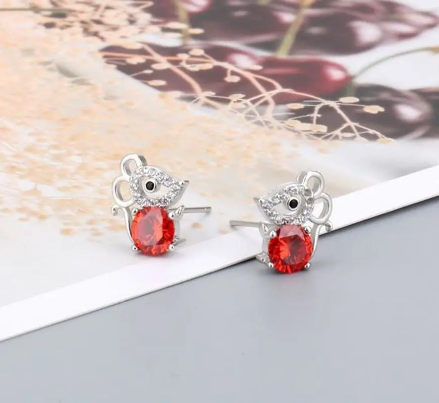 Романтические серьги с бриллиантами женские очаровательные женская бижутерия