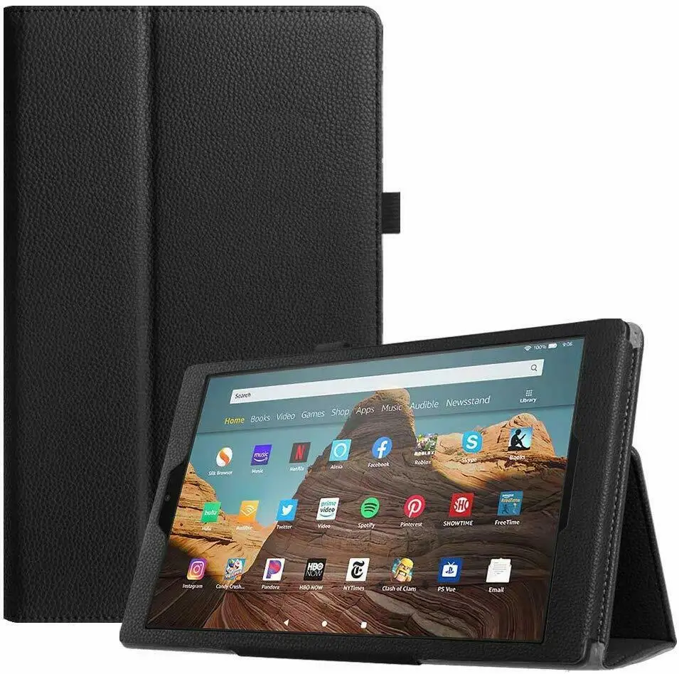

Чехол для нового планшета Amazon Fire HD 10 (подходит для 7-го и 9-го поколения 2019 года)