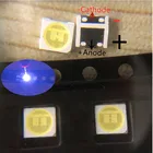 100-1000 шт. для LG 3535 2 Вт 6 в ма лм холодный белый для ремонта ЖК-телевизоров светодиодная подсветильник ка для телевизора светоизлучающие диоды