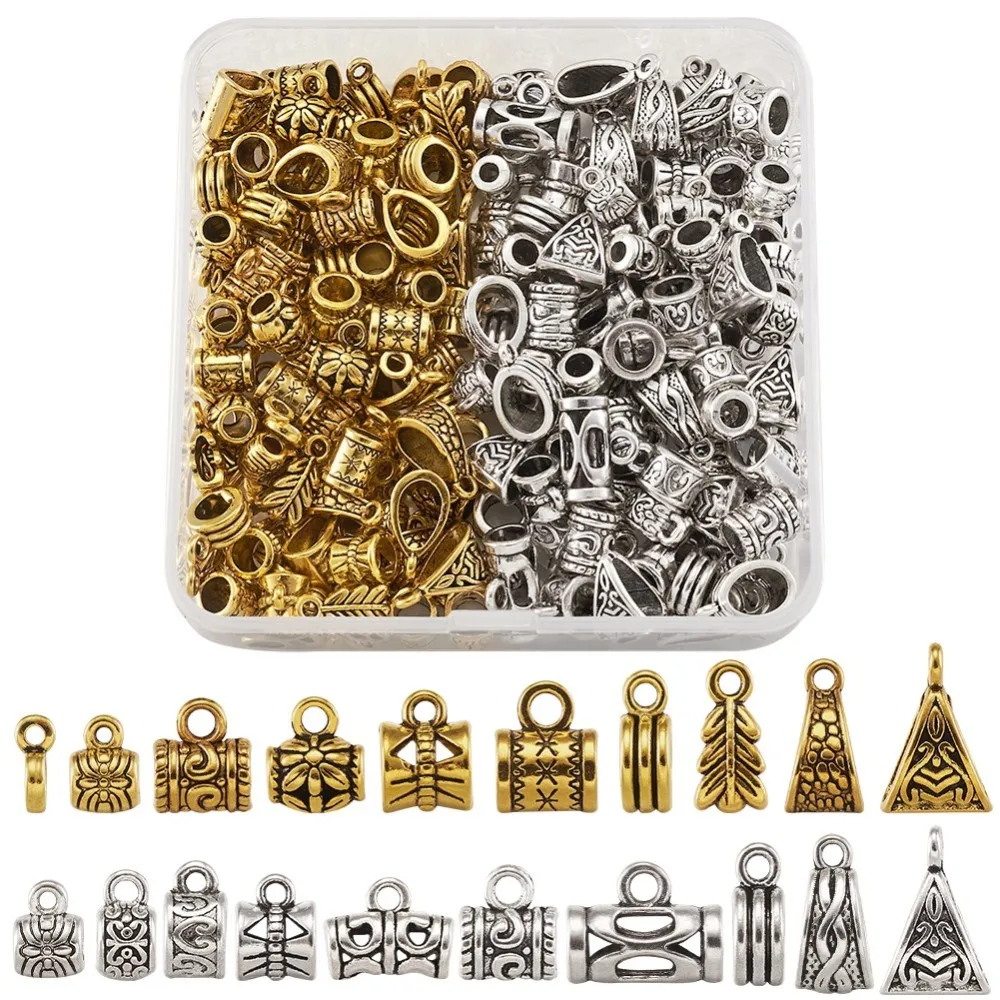 1 коробка бусины вешалки из сплава в тибетском стиле|Ювелирная фурнитура и