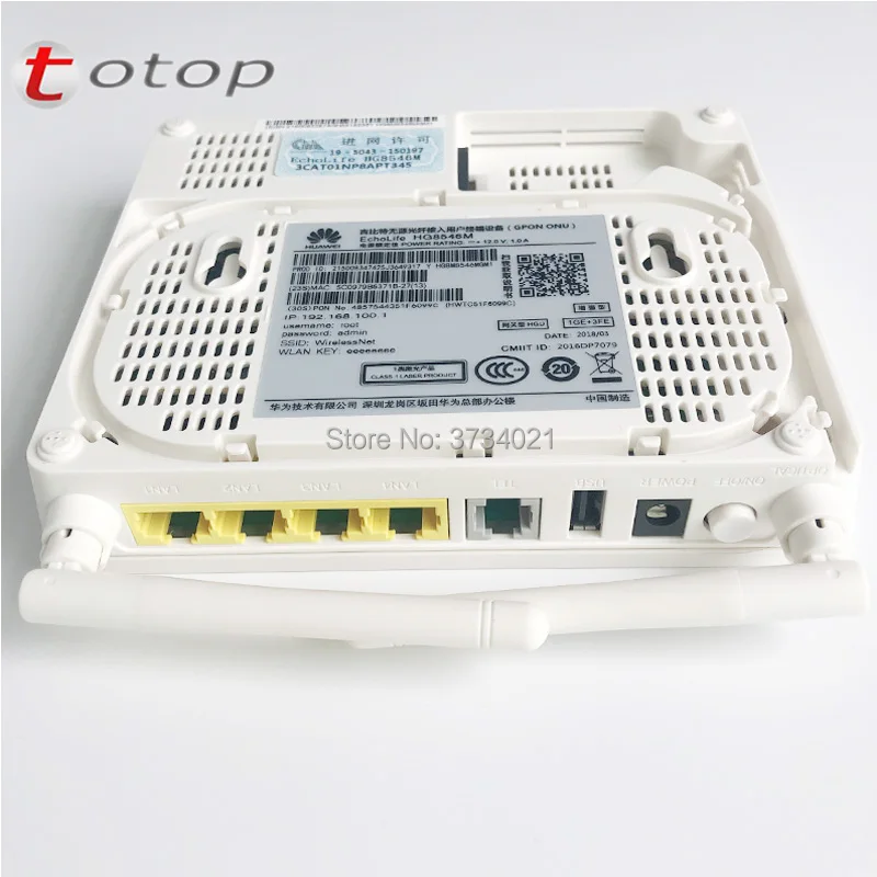 Бесплатная доставка новый Huawei gpon onu hg8546m 1GE + 3FE голос WIFI USB английская прошивка huawei