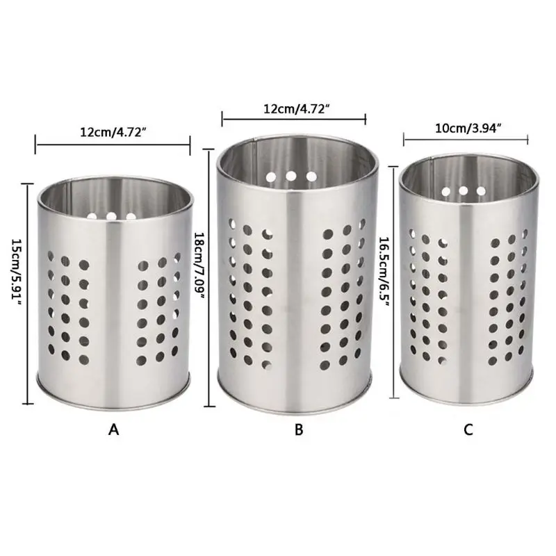 Держатель кухонной утвари из нержавеющей стали столовые приборы Caddy органайзер