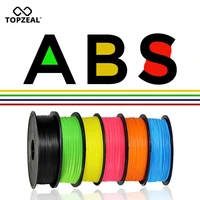 topzeal 3d printer abs filament 1kg2 2lbs 1 75mm dimensional accuracy 0 02mm 343m 3d printing material plastic for reprap