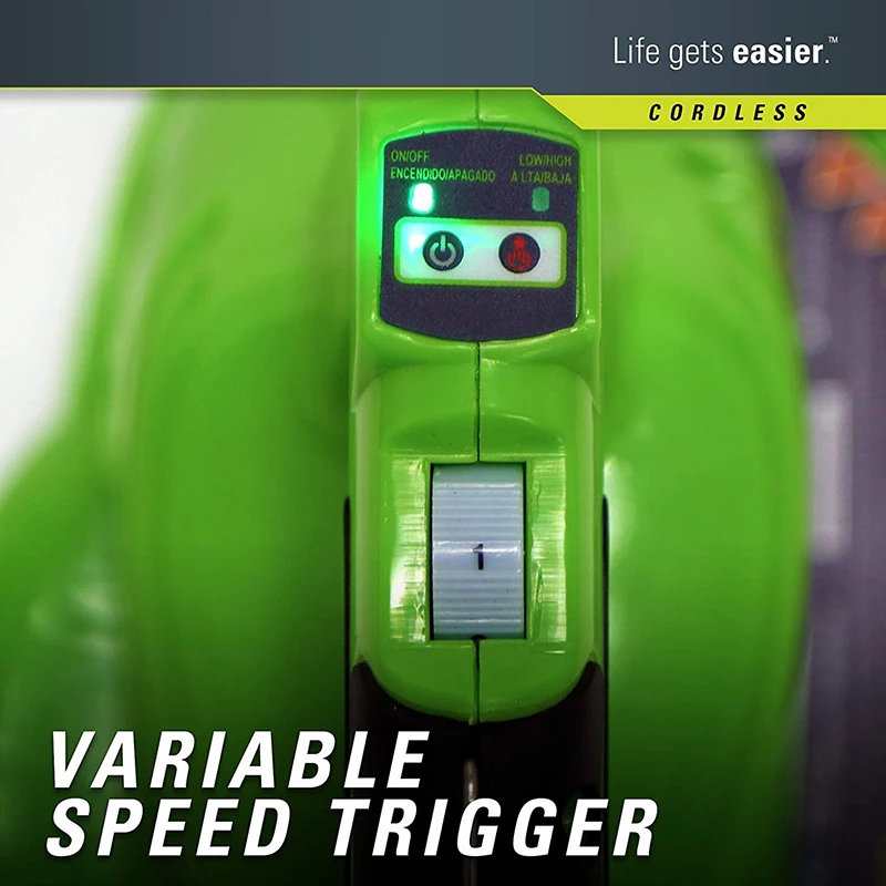 GreenWorks Outdoor Garden DigiPro G-MAX 40V Cordless Variable Speed185MPH Blower Vaccumm With 4ah Battery Charger Free Return |