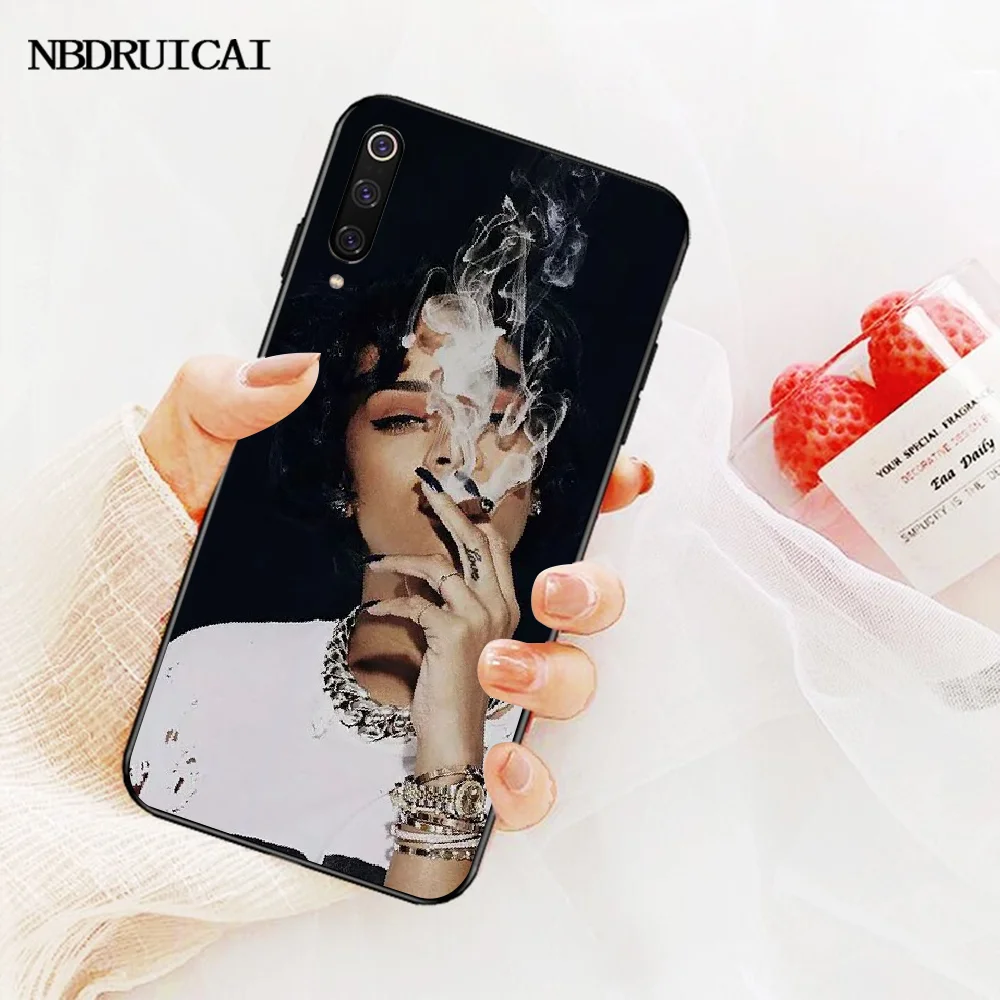 PENGHUWAN Nicki Minaj оригинальный мягкий силиконовый черный чехол для телефона Redmi Note 8 8A 7