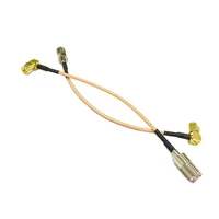 1pc new rp sma male plug right angle ra to mini uhf female pigtail cable rg316 wholesale 15cm 6inch