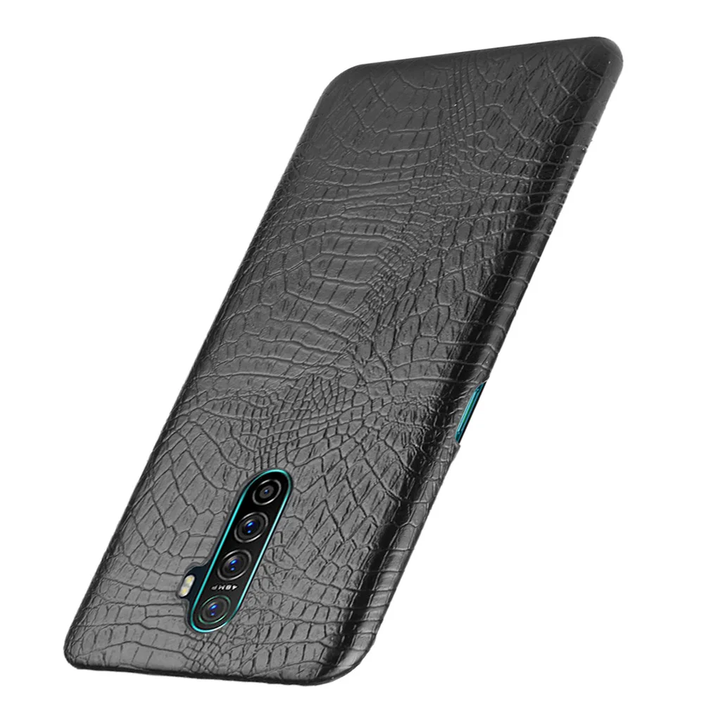 Для OPPO Reno Ace чехол Роскошная Обложка на заднюю панель из искусственной кожи