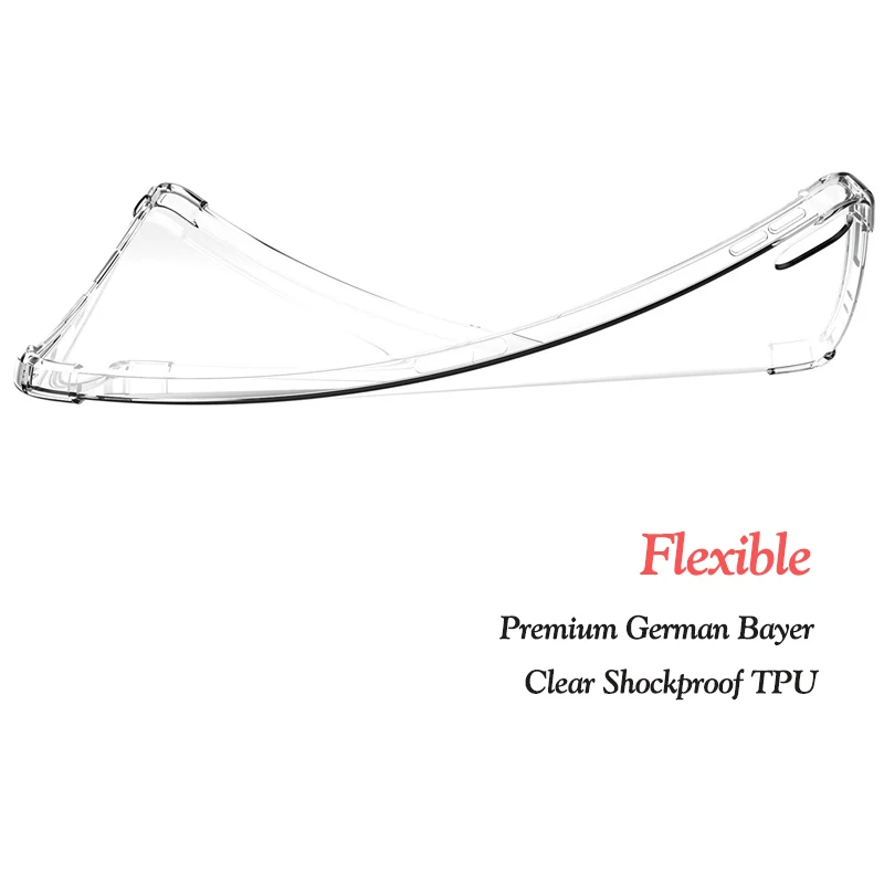 

For New iPad 7 8 10.2 9.7 2018 2020 5 6 Air 10.9 2 3 4 Case TPU Silicon Transparent Cover For iPad Pro 10.5 '' 11'' Mini 2 3 4 5