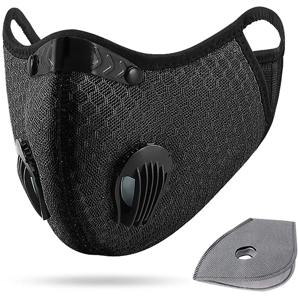 Маска велосипедная Мужская многоразовая пылезащитный респиратор с