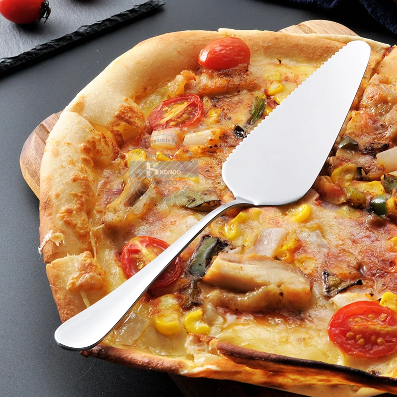 1/2pcs Cake Shovel Cutter Stainless Steel Pizza Server Pie Serrated Edge Spatula Cheese Divider Knife | Дом и сад