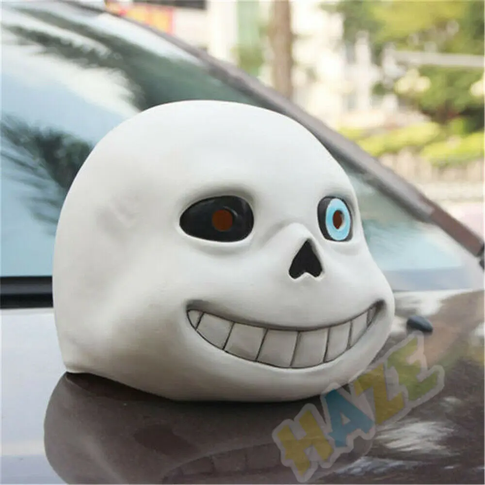

Undertale Legend Sans Papyrus Cosplay Mask Latex Halloween Party Unisex Adult Fancy Costume Mask