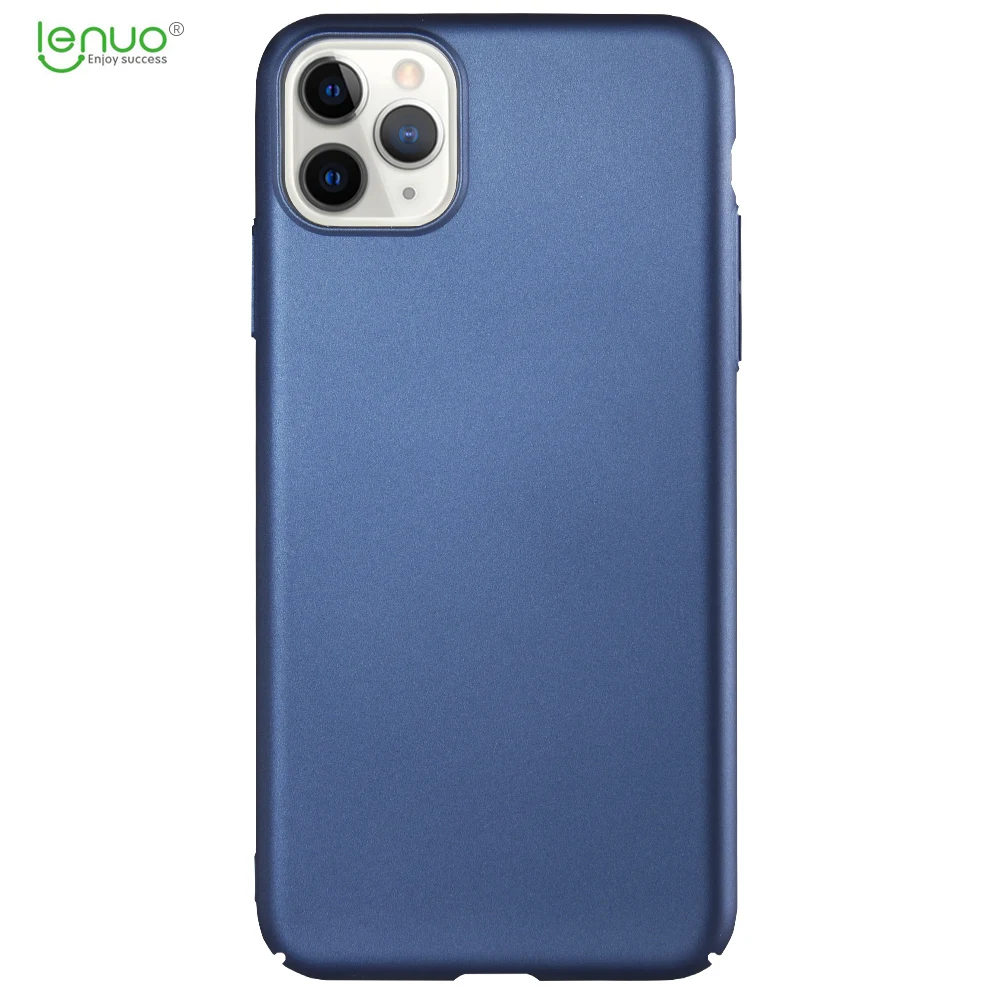 Для iPhone 11 Pro Max чехол 5,8/6,1/6,5 дюймов оригинальные lenuo Жесткий PC матовый чехол Защитный чехол для телефона чехол для iPhone11 Pro задняя крышка - Цвет: Blue