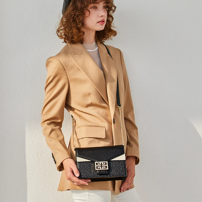 Boderry женская сумка простая индивидуальная Наплечная Сумка из ПВХ кожи Модная