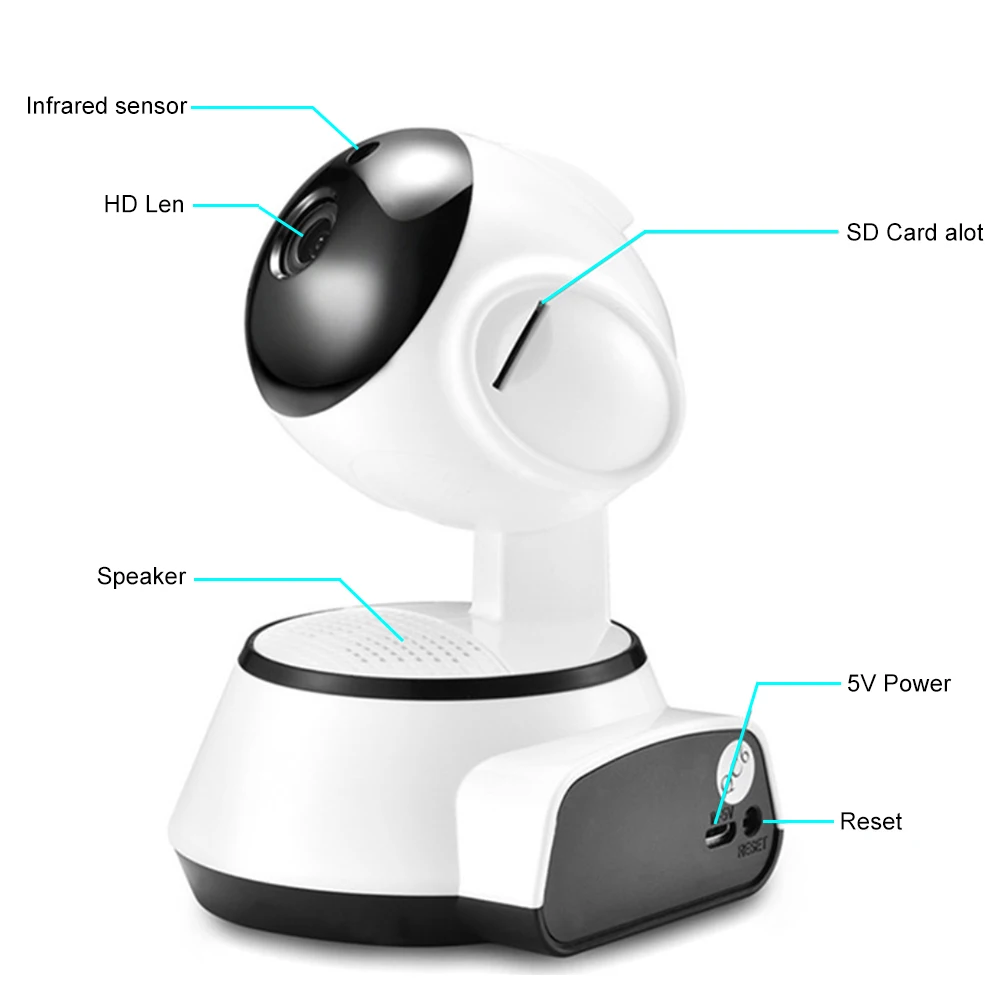 

Baby Monitor WiFi Baby Video Monitor Cloud Storage Mobile Phone Remote Control Two Way Audio Night Vision Security Nanny Camera