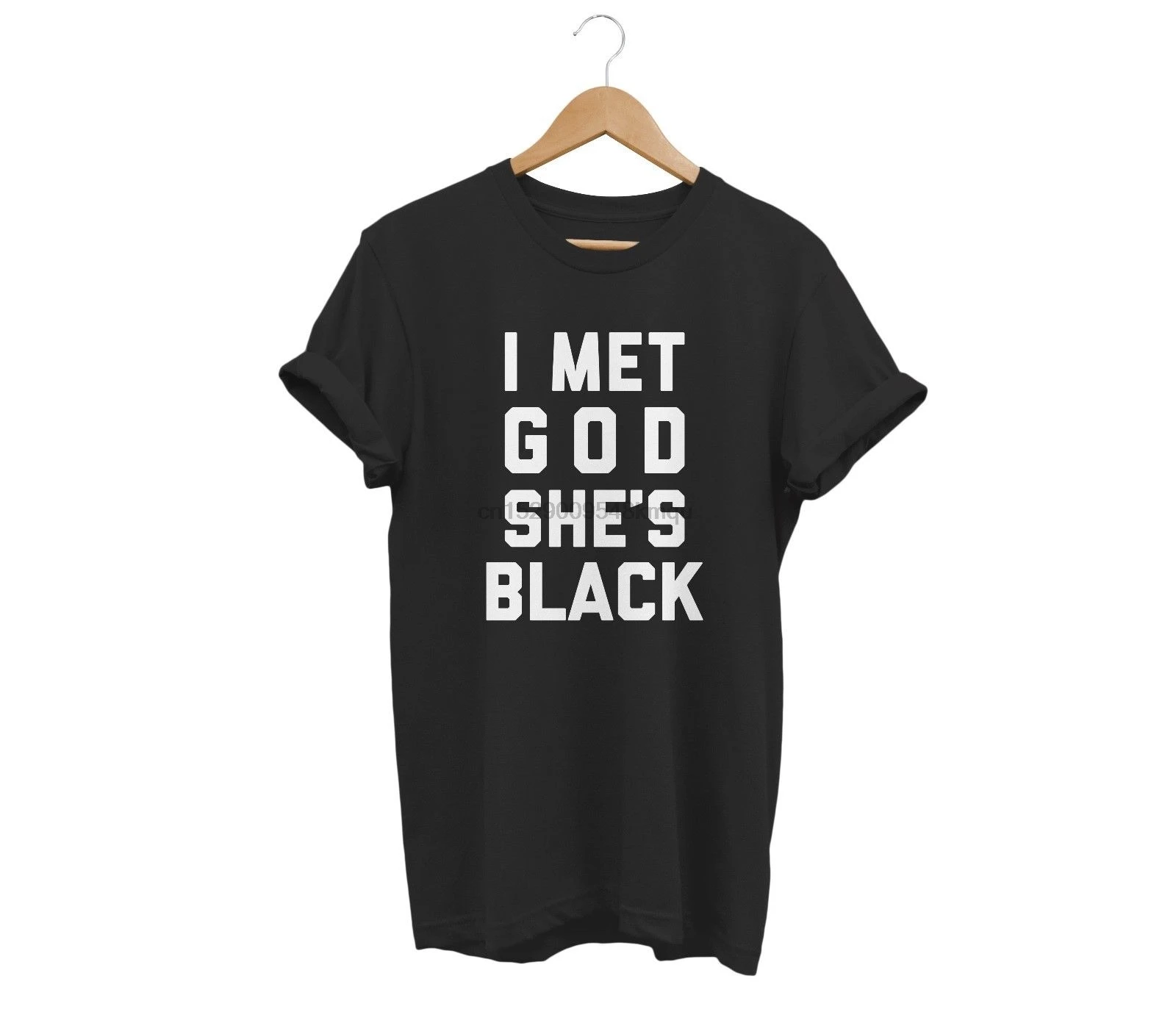 I MET GOD SHEBLACK футболка унисекс Мужская Женская забавная хипстерская TUMBLR Модная