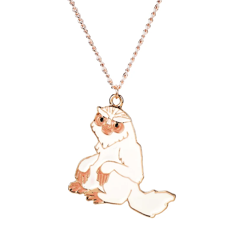 

Movie Fantastic Beasts And Where To Find Them Enamal Charm Necklace Invisible Mysterious Animal Necklaces For Man Women Jewelry