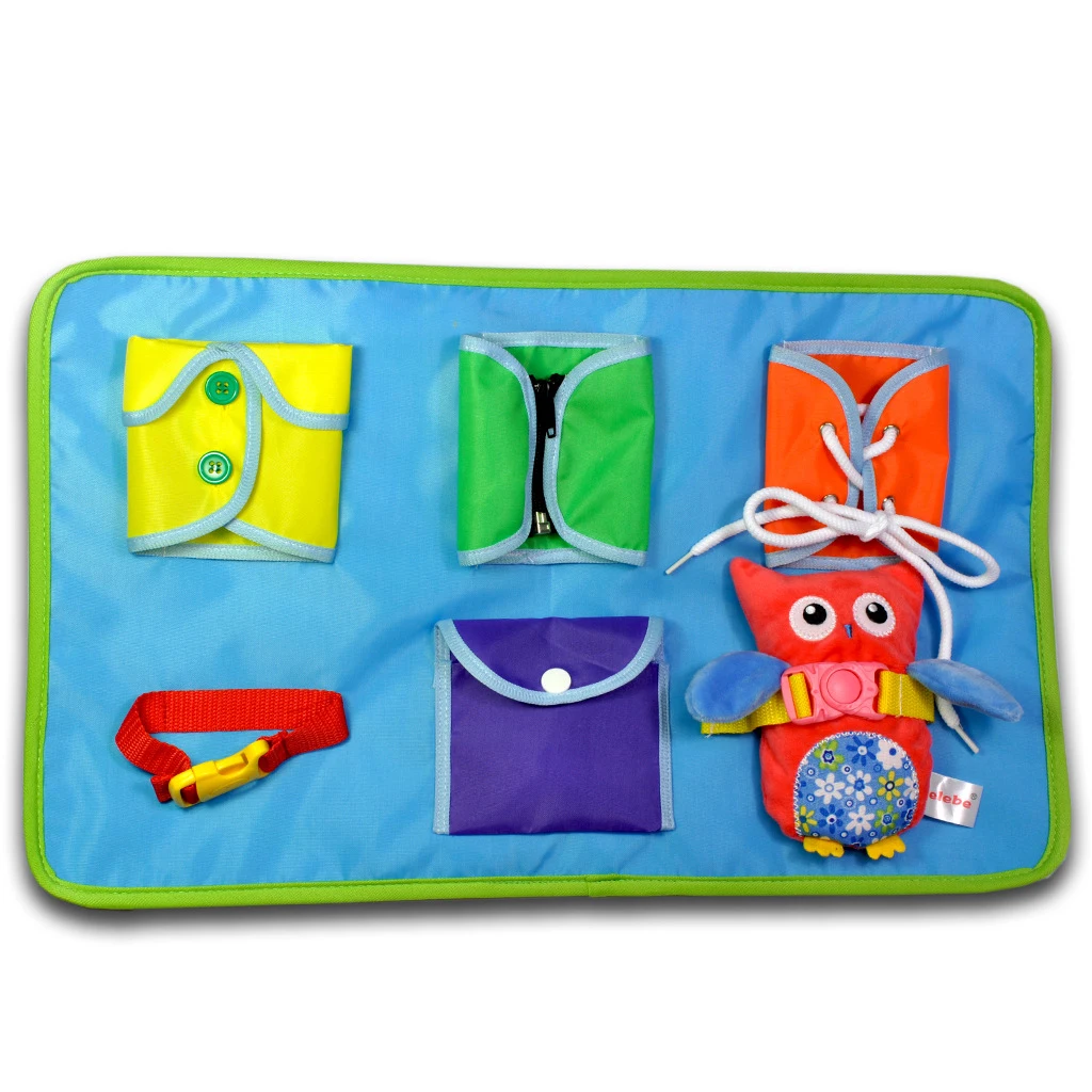 

Bod для девочек, Обучающие кнопки, Сова, плюшевые игрушки, креативные наряды, детские игрушки, головоломка, раннее образование, ткань, книга, Д...