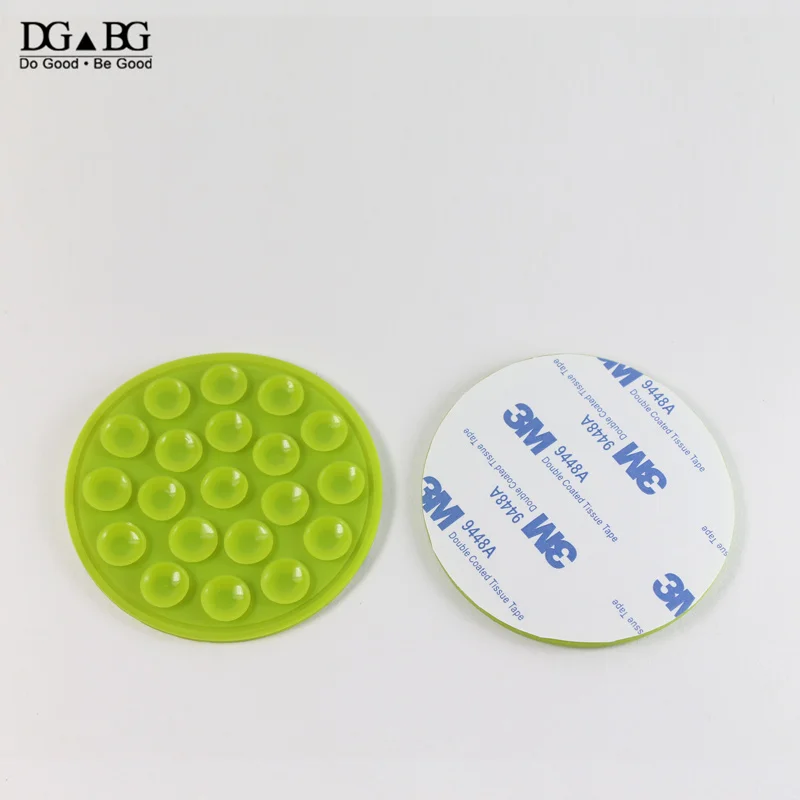 High Quality Silicon Suction Cup Backed 3M Adhesive Easy Sticker Non Slip Mat Rubber Sucker Anti Pad | Дом и сад