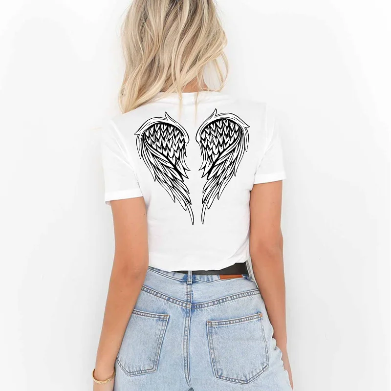 Женская одежда в стиле Харадзюку популярные модели новая футболка с коротким