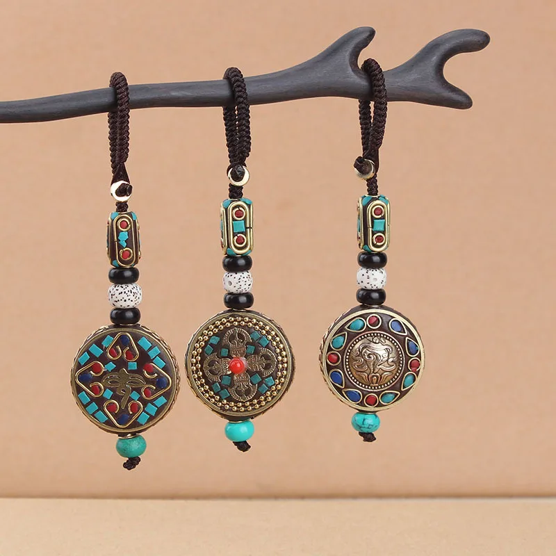 Тибетский Кулон Будда брелок Om Ohm буддийская мантра знак йога кулон для