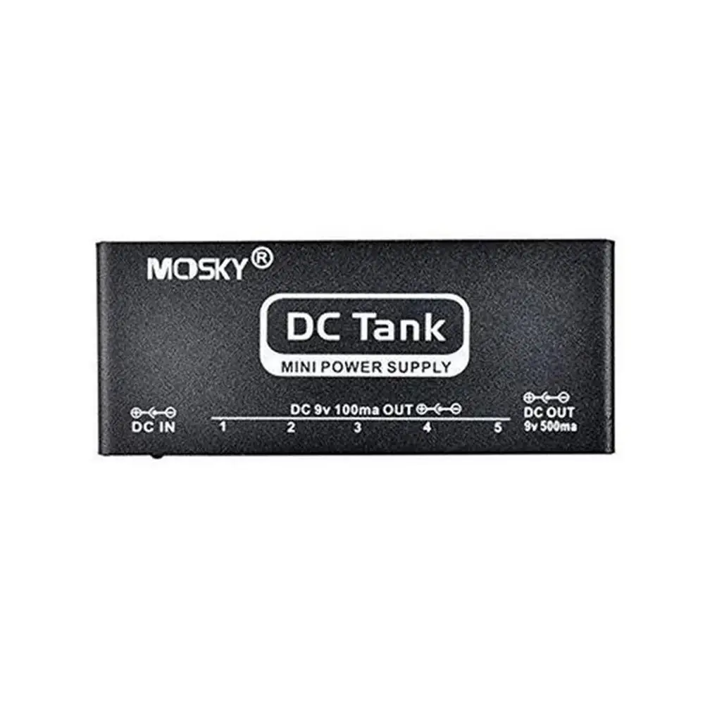 Мини-педаль для гитарных эффектов Mosky 9 В источник питания 6 педалей выходов