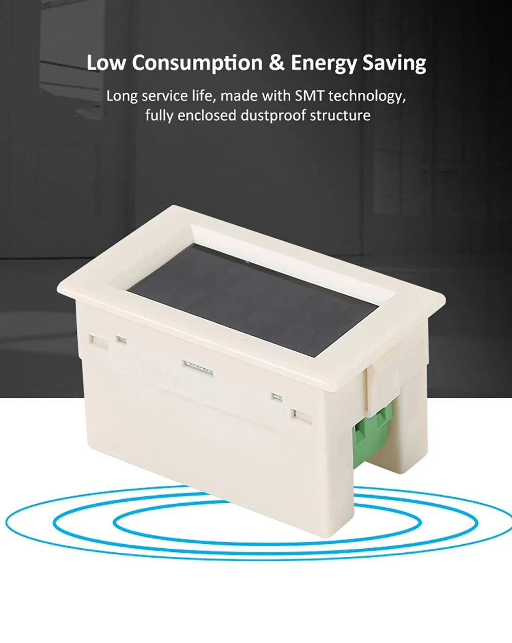 Двойной цифровой ЖК дисплей вольтметр амперметр измерение напряжения