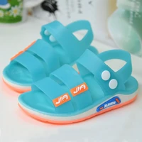 2022 new summer jelly children sandals baby girls sandals flat boys beach shoes soft pvc casual kids shoes breathable non slip