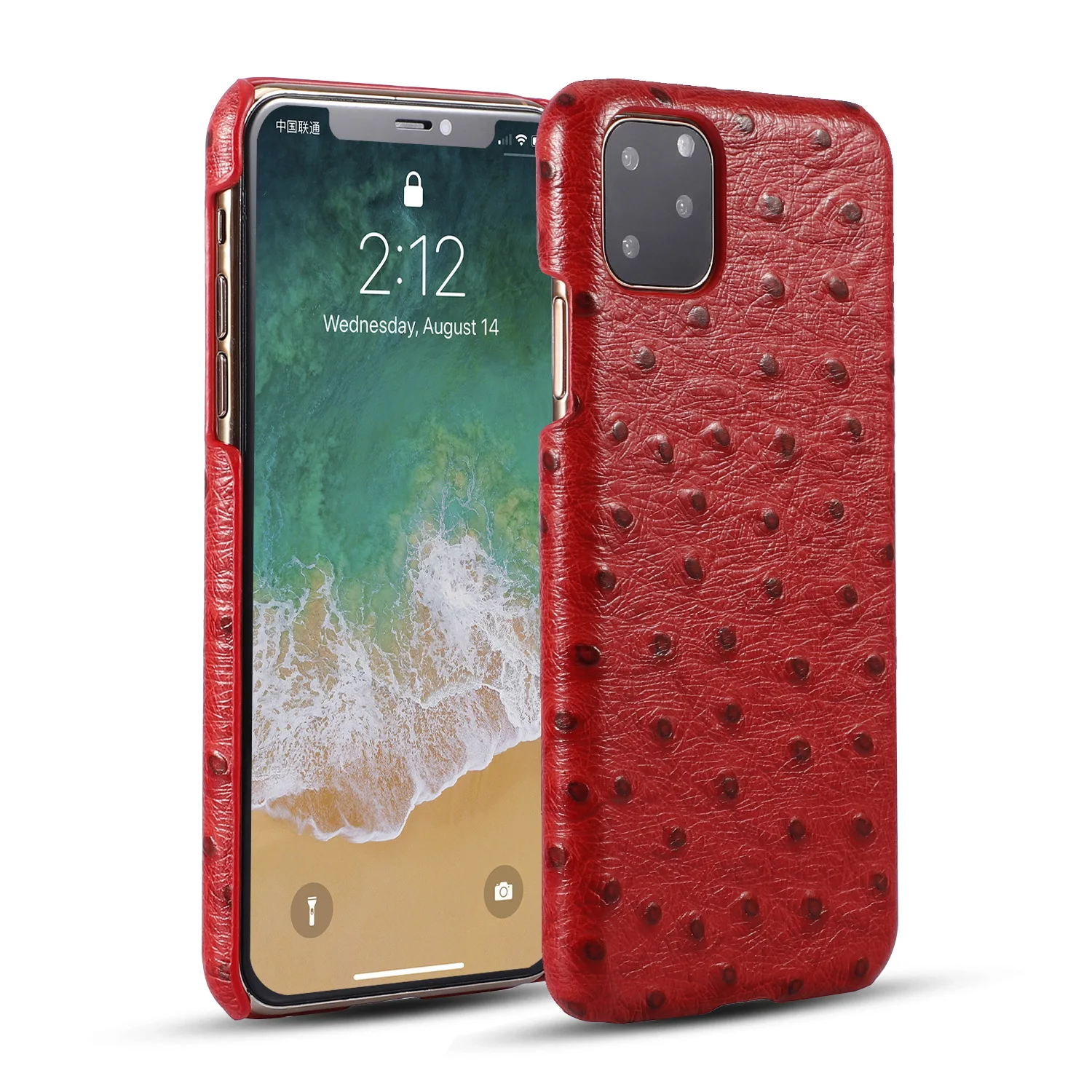 Чехол-накладка из натуральной воловьей кожи для iPhone 11 Pro Max | Мобильные телефоны и